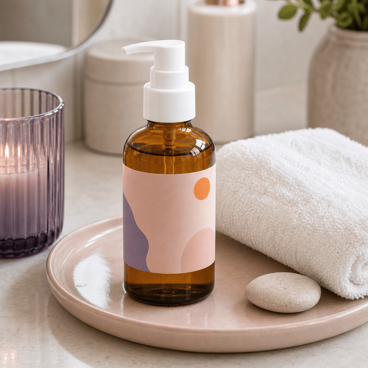 Amber Touch Oil in hellem Lovly Lifestyle-Setting