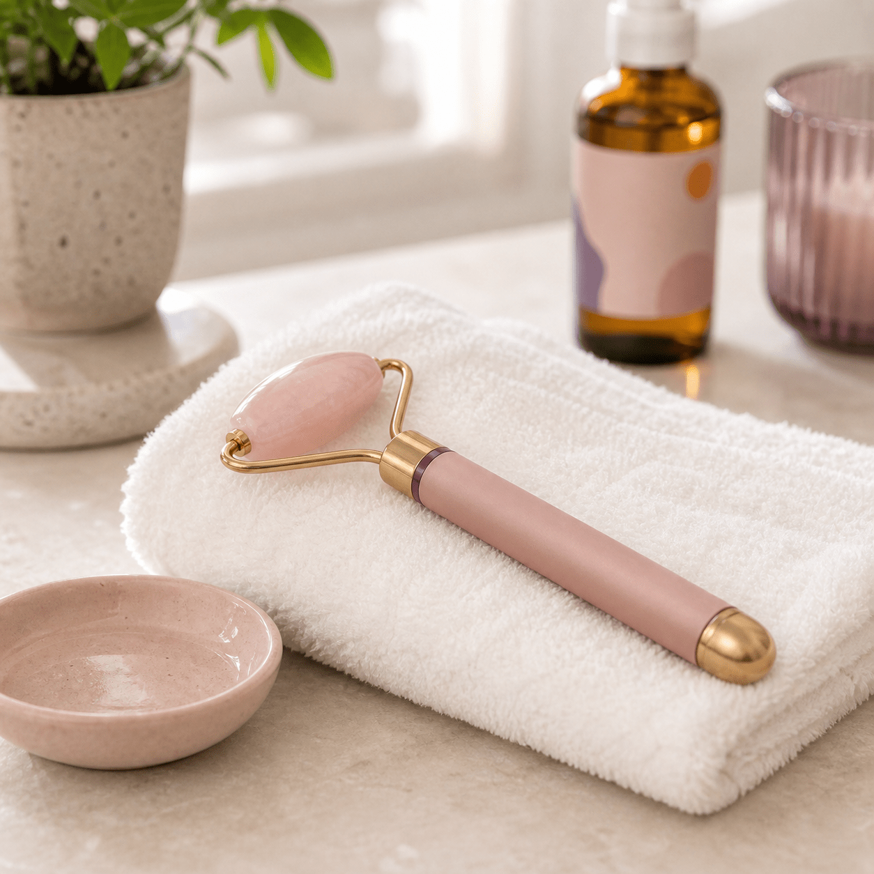 Rose Ritual Roller in hellem Lovly Lifestyle-Setting